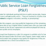 Public Service Loan Forgiveness PSLF Program Form